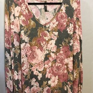 3X Glitzy Girlz long sleeve top